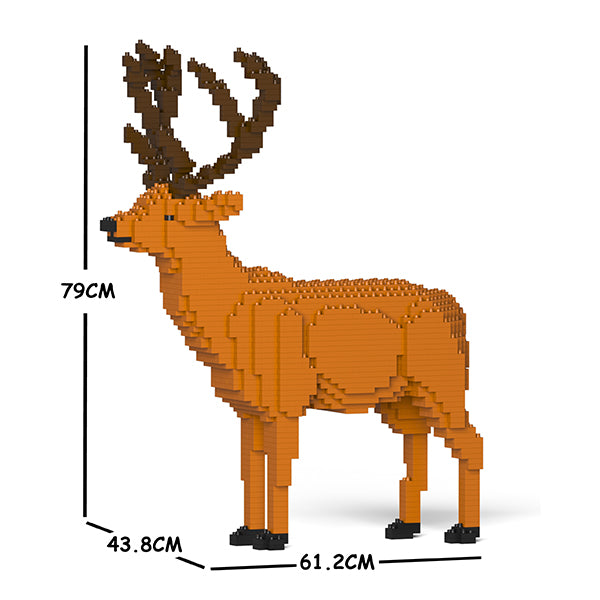 JEKCA Animal Building Blocks Kit for Kidults Deer 01C