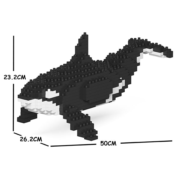 JEKCA Animal Building Blocks Kit for Kidults Killer Whale 01C