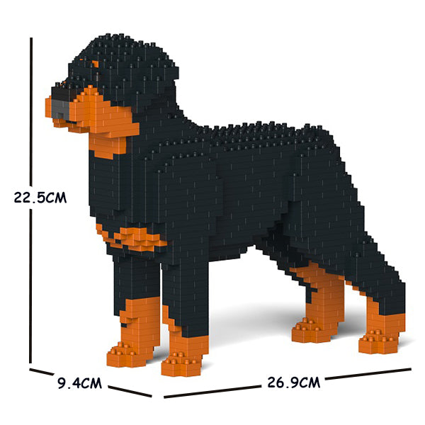 JEKCA Animal Building Blocks Kit for Kidults Rottweiler 01S