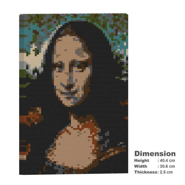 Jekca Mona Lisa Brick Painting 02S