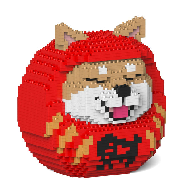 Jekca Shiba Daruma Doll 01-M01