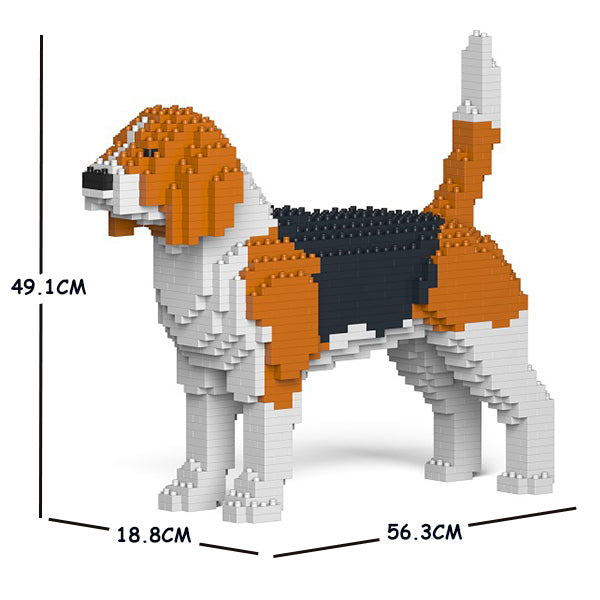 JEKCA Animal Building Blocks Kit for Kidults Beagle 01C