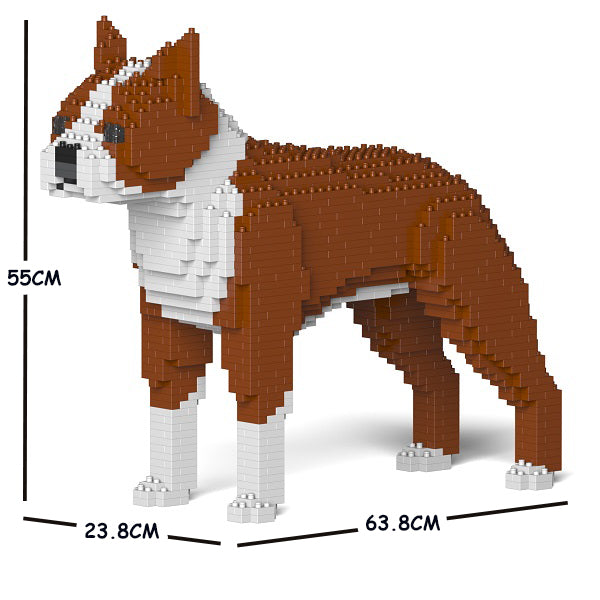 JEKCA Animal Building Blocks Kit for Kidults Boston Terrier 01C-M02