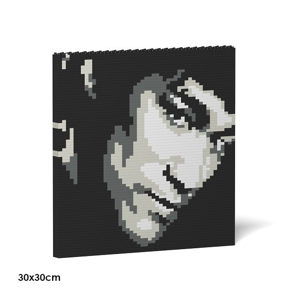 JEKCA Animal Building Blocks Kit for Kidults Brick Painting-Bruce Lee 01S