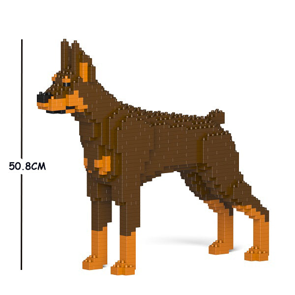 JEKCA Animal Building Blocks Kit for Kidults Doberman Pinscher 01C-M02