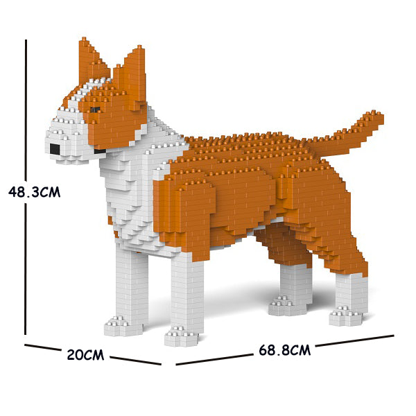 JEKCA Animal Building Blocks Kit for Kidults English Bull Terrier 01C-M02