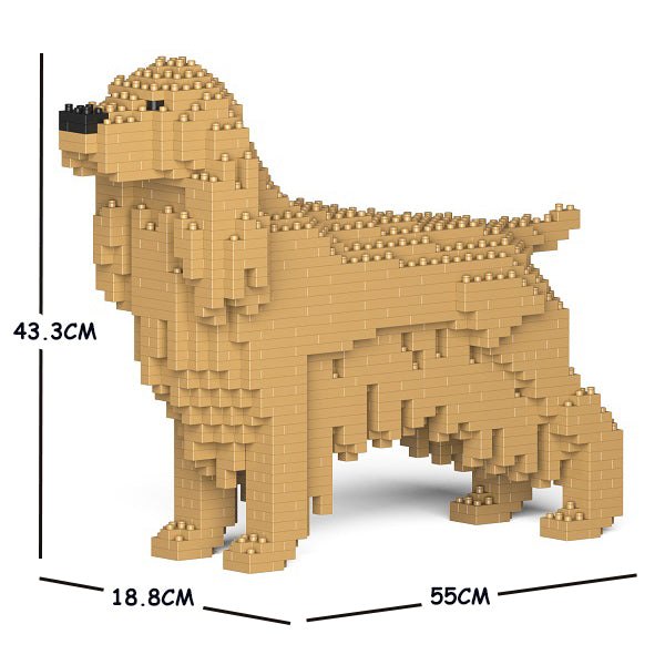 JEKCA Animal Building Blocks Kit for Kidults English Cocker Spaniel 01C-M01