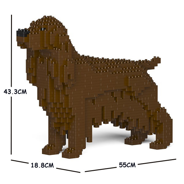 JEKCA Animal Building Blocks Kit for Kidults English Cocker Spaniel 01C-M04