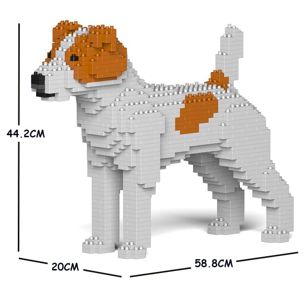 JEKCA Animal Building Blocks Kit for Kidults Jack Russell Terrier 01C-M01