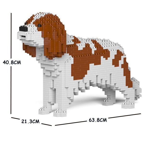 JEKCA Animal Building Blocks Kit for Kidults Cavalier King Charles Spaniel 01C-M01