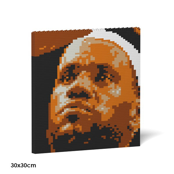 JEKCA Animal Building Blocks Kit for Kidults LeBron James Brick Painting 02S