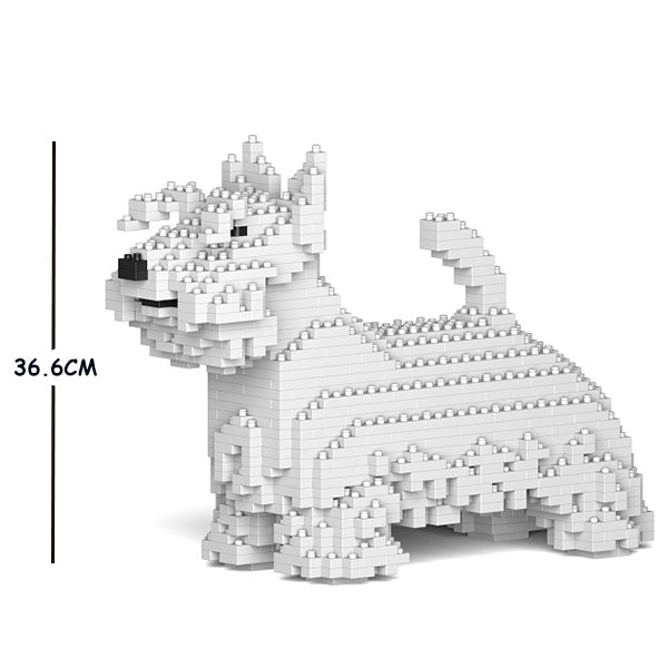 JEKCA Animal Building Blocks Kit for Kidults Scottish Terrier 01C-M02