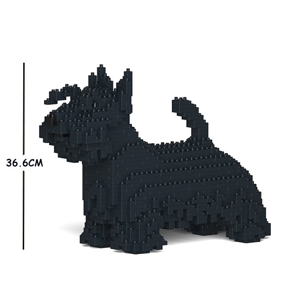 JEKCA Animal Building Blocks Kit for Kidults Scottish Terrier 01C-M01