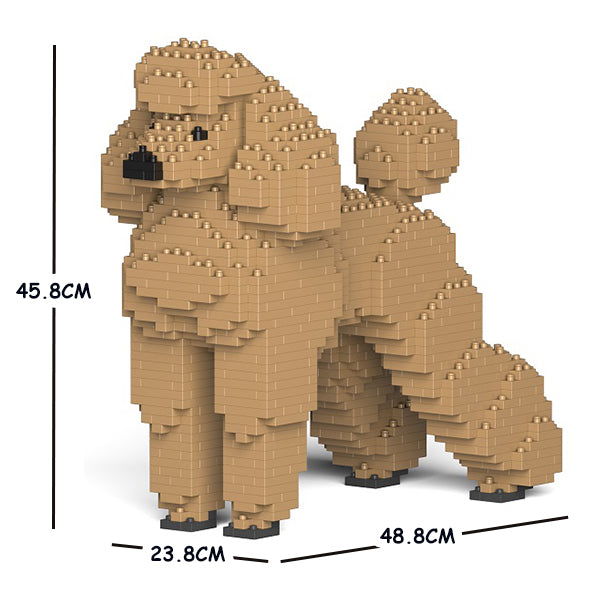 JEKCA Animal Building Blocks Kit for Kidults Standard Poodle 01C-M02