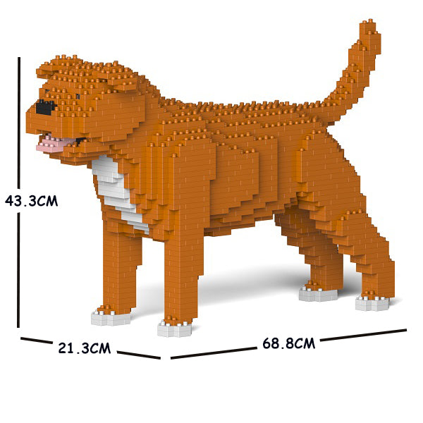 JEKCA Animal Building Blocks Kit for Kidults Staffordshire Bull Terrier 01C-M01