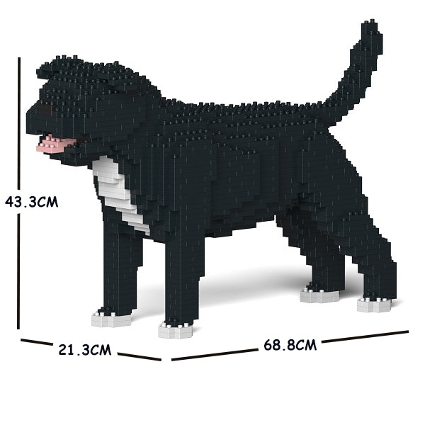 JEKCA Animal Building Blocks Kit for Kidults Staffordshire Bull Terrier 01C-M02