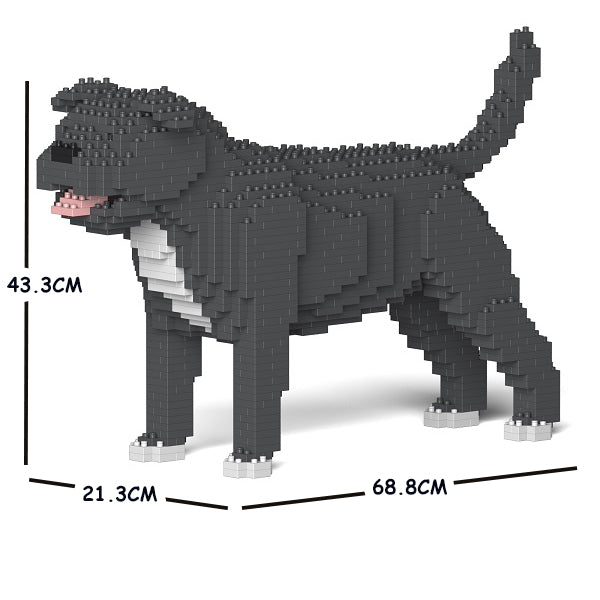 JEKCA Animal Building Blocks Kit for Kidults Staffordshire Bull Terrier 01C-M04